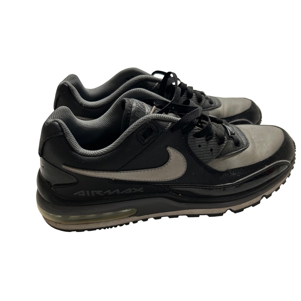 Nike Air Max Wright 3 Mens Shoes Black Grey 317551-020 Size 13 Low Top Sneakers